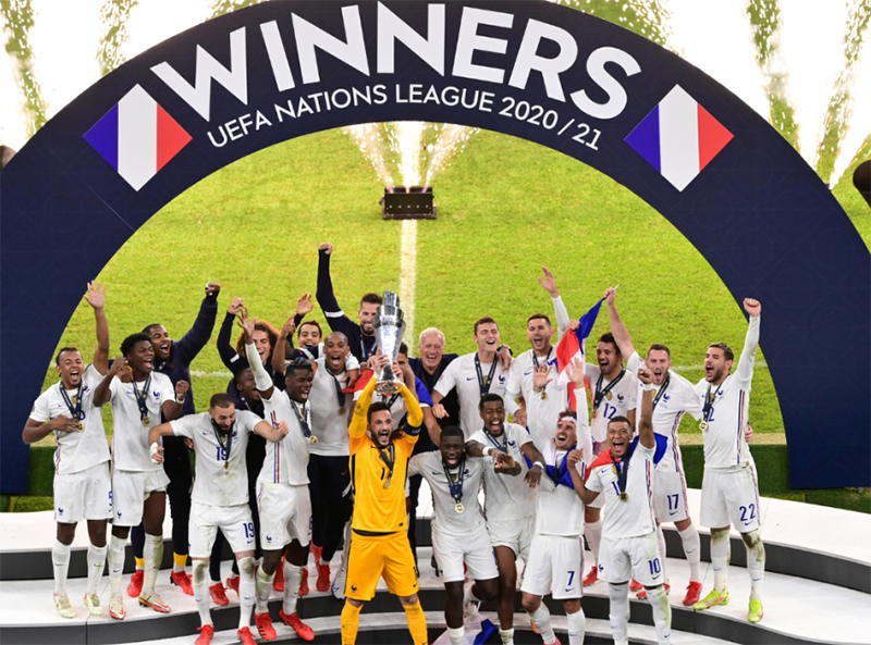 Frankrijk is winnaar van de Nations League 2020/21