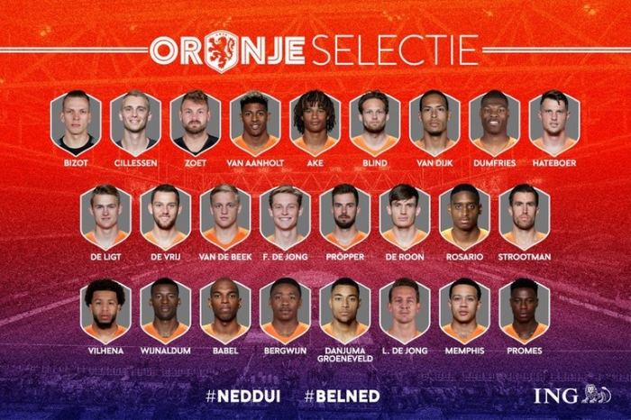 4 debutanten selectie Nederland